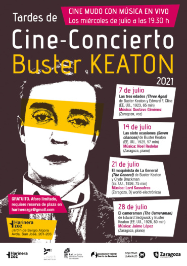 Las «Tardes de Cine Concierto» 2021 en Harinera ZGZ