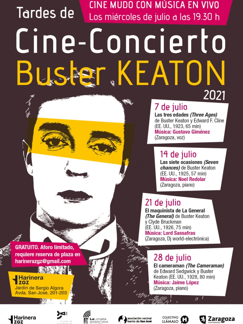 Las «Tardes de Cine Concierto» 2021 en Harinera ZGZ
