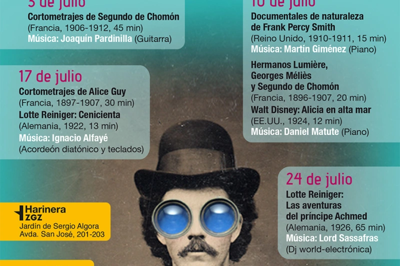 Las «Tardes de Cine Concierto» 2019 en Harinera ZGZ