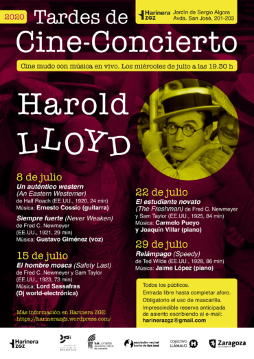 Las «Tardes de Cine Concierto» 2020 en Harinera ZGZ